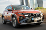 Hyundai Tucson Gama Tucson Hybrid Tecno Sky Hybrid Todo terreno Engine Red Exterior Lateral-Frontal 5 puertas