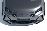 Alpine A290 GT GT Turismo Grey Tornado Mate Exterior Frontal 5 puertas