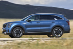 KIA Sorento Gama Sorento HEV Emotion HEV Todo terreno Mineral Blue Exterior Frontal-Lateral 5 puertas
