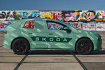Skoda Elroq Camuflado Camuflado Todo terreno Exterior Lateral 5 puertas