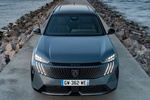 Peugeot 5008 Gama e-5008 GT E-5008 Todo terreno Azul Ingaro Exterior Frontal-Cenital 5 puertas
