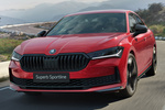 Skoda Superb Sportline Sportline Turismo Rojo Velvet Metalizado Exterior Frontal-Lateral 5 puertas