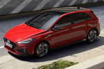 Hyundai i30 N Line (2024) N Line (2024) Turismo Engine Red Exterior Cenital-Frontal-Lateral 5 puertas