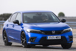 Honda Civic e:HEV Sport Turismo Azul Cristal Premium Exterior Lateral-Frontal 5 puertas