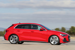 Audi A3 35 TFSI MHEV S tronic S line Sportback Turismo Progressive Red Exterior Lateral 5 puertas