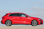 Audi A3 35 TFSI MHEV S tronic S line Sportback Turismo Progressive Red Exterior Lateral 5 puertas
