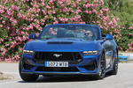 Ford Mustang GT 5.0 V8 Aut. Convertible GT Convertible Descapotable Azul Grabber Exterior Frontal-Lateral 2 puertas