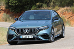 Mercedes-Benz Clase E AMG E 53 HYBRID 4MATIC+ Dynamic Plus AMG E 53 HYBRID 4MATIC+ Dynamic Plus Turismo Verde Silver Exterior Frontal-Lateral 4 puertas