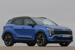 KIA Sportage 1.6 HEV 4x2 239 CV GT-Line HEV Todo terreno Pacific Blue con Techo Pearl Black Exterior Lateral-Frontal 5 puertas