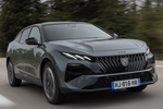 Peugeot 408 Hybrid 145 e-DCS6 GT Exclusive Hybrid Turismo Gris Selenium Exterior Lateral-Frontal 5 puertas