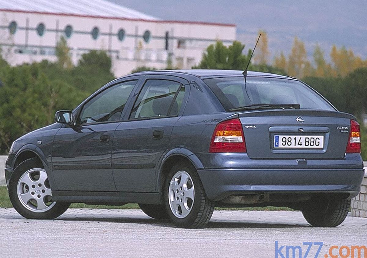Opel Astra G especificaciones técnicas y gasto de combustible